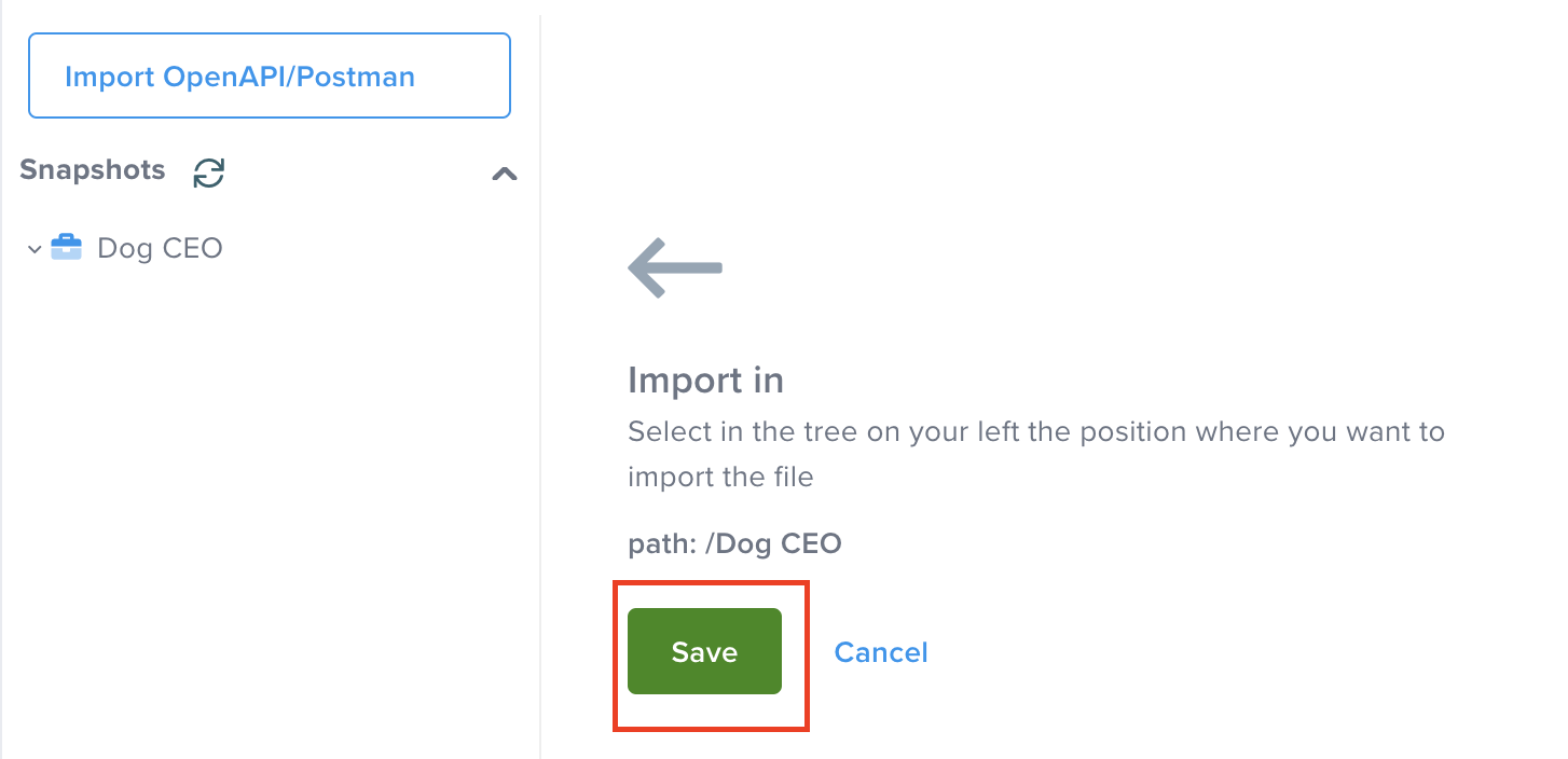 Import file to Project