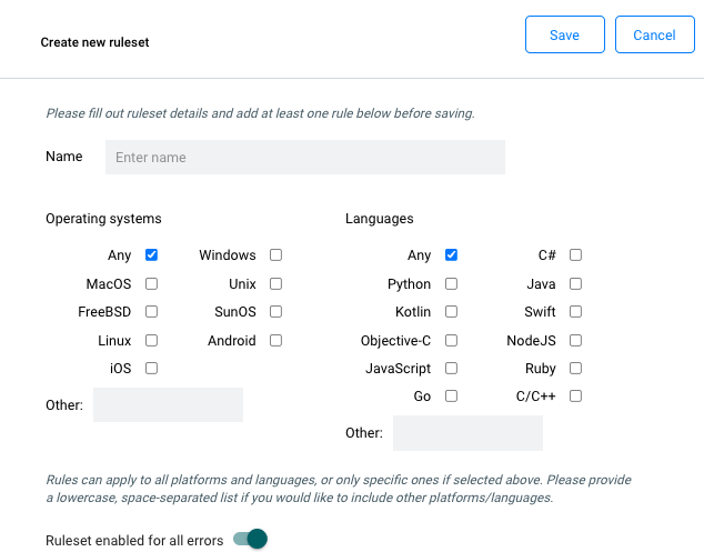 add new deduplication ruleset