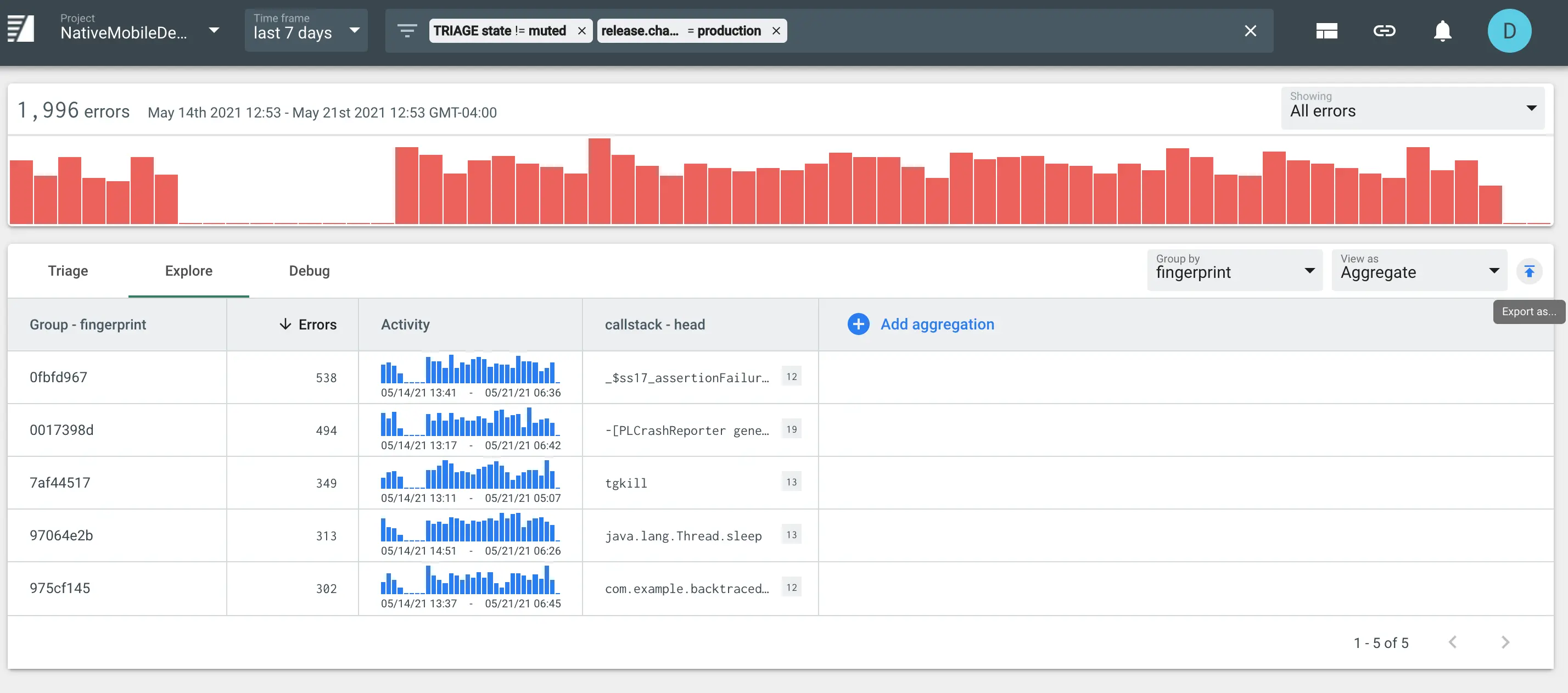 Shows how to create an alert based on a query.