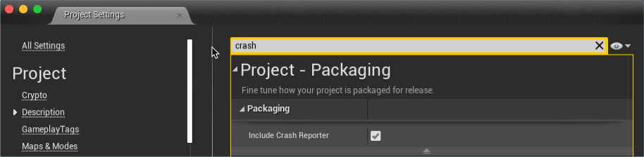 Enable the Crash Reporter in the Unreal Editor.
