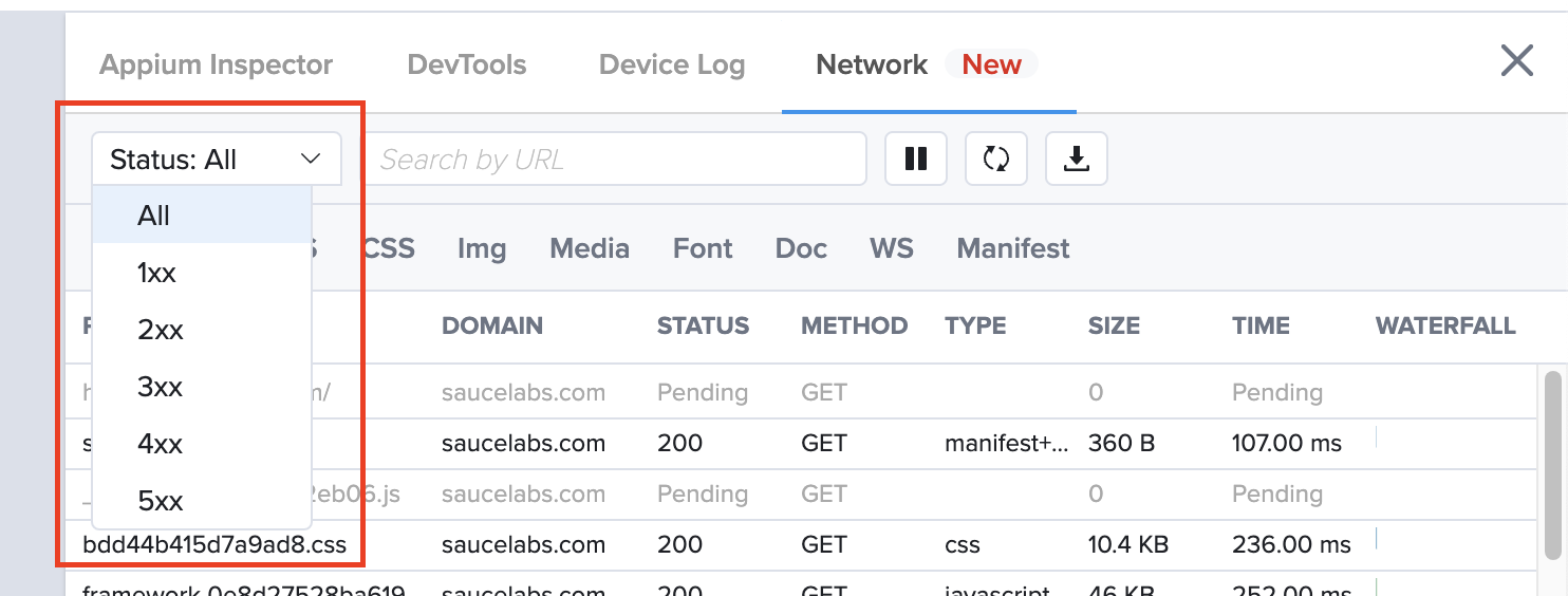 Inspect network logs