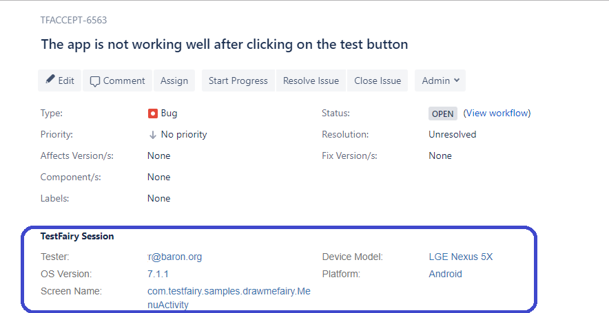 Jira ticket